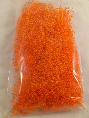 Preserved gypsophila 100 gr. short orange